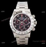 Swiss 4130 Rolex Daytona JH Chronograph Copy Watch Black Arabic